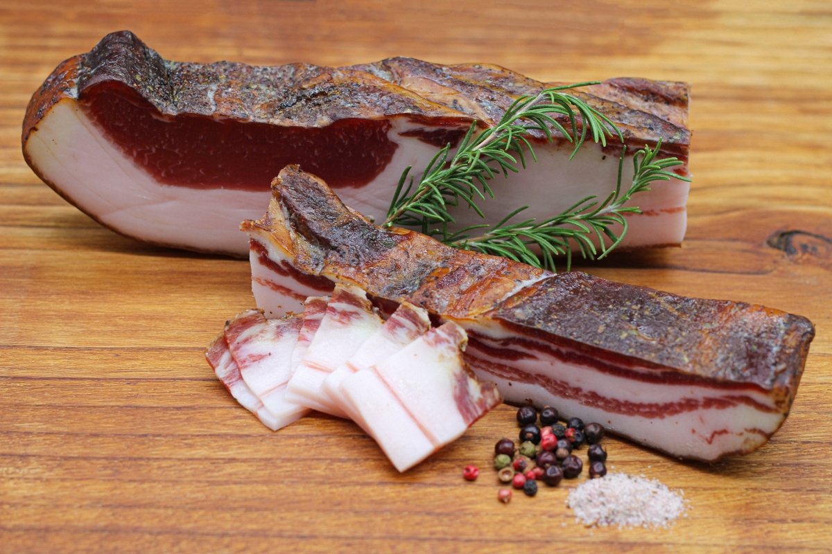 schinkenspeck aufbewahren Bauernspeck Seitenstreifen vom Südtiroler Schwein – Speckhof
