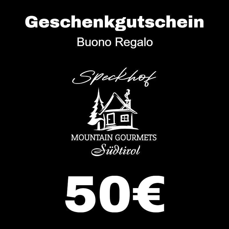 Geschenkgutschein für Südtiroler Spezialitäten - Speckhof