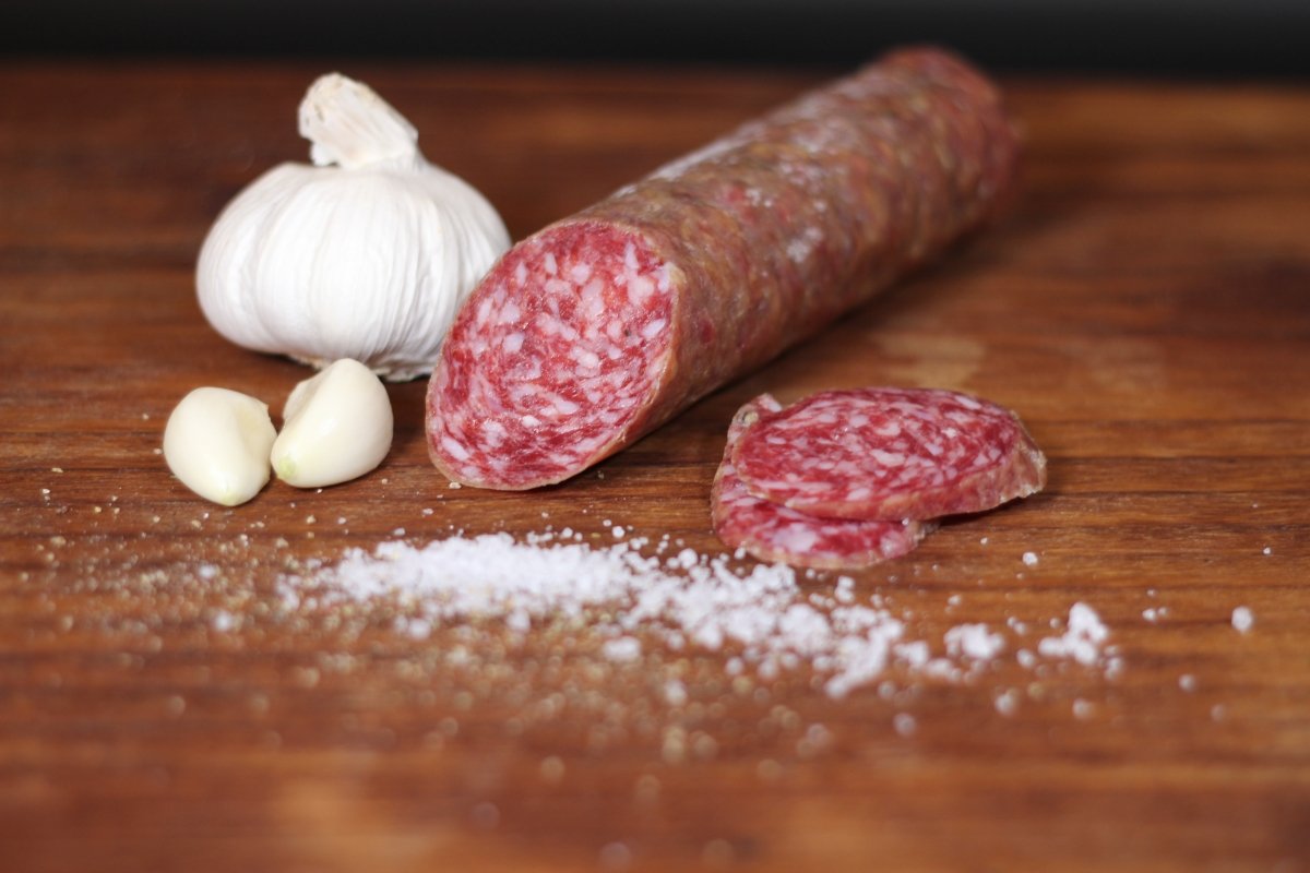 Salami mit Knoblauch - Speckhof
