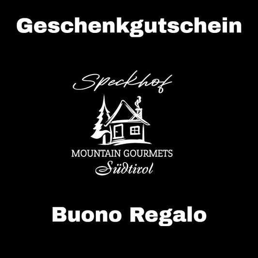 Geschenkgutschein für Südtiroler Spezialitäten - Speckhof