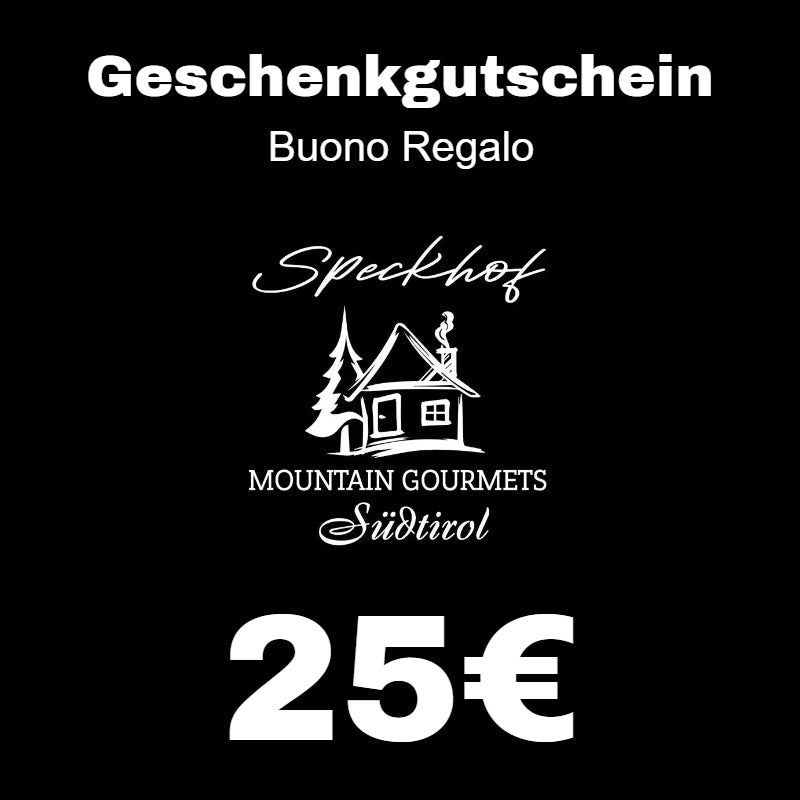 Geschenkgutschein für Südtiroler Spezialitäten - Speckhof