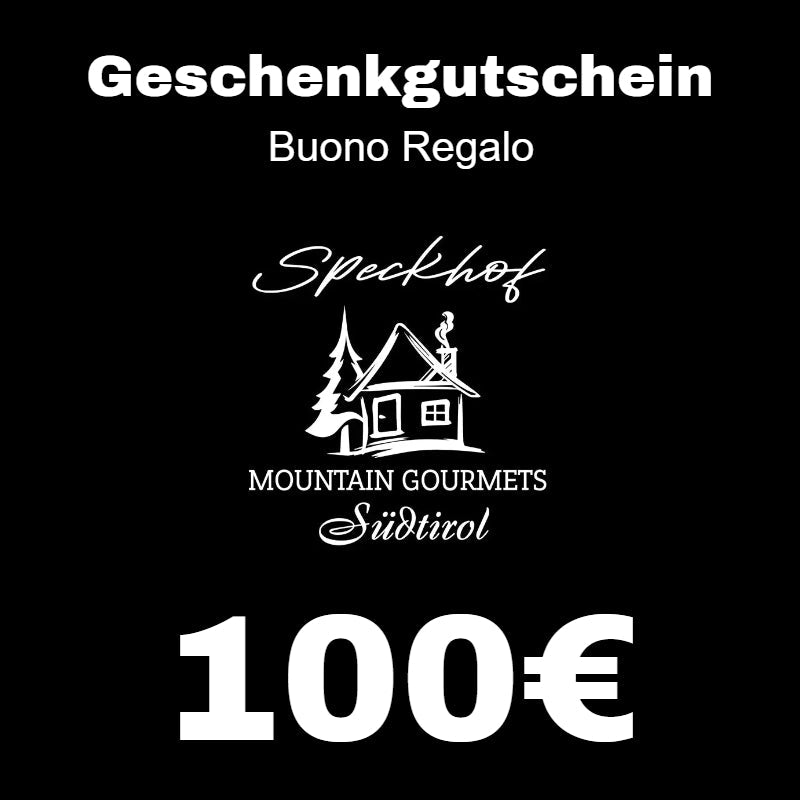 Geschenkgutschein für Südtiroler Spezialitäten - Speckhof